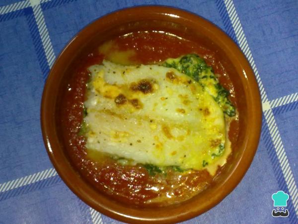 Receta de Merluza a la florentina