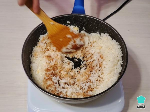 Receta de Chaufa especial - Paso 5