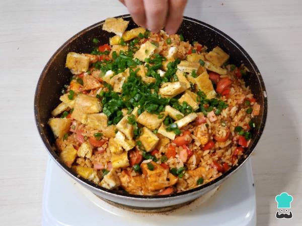 Receta de Chaufa especial - Paso 6