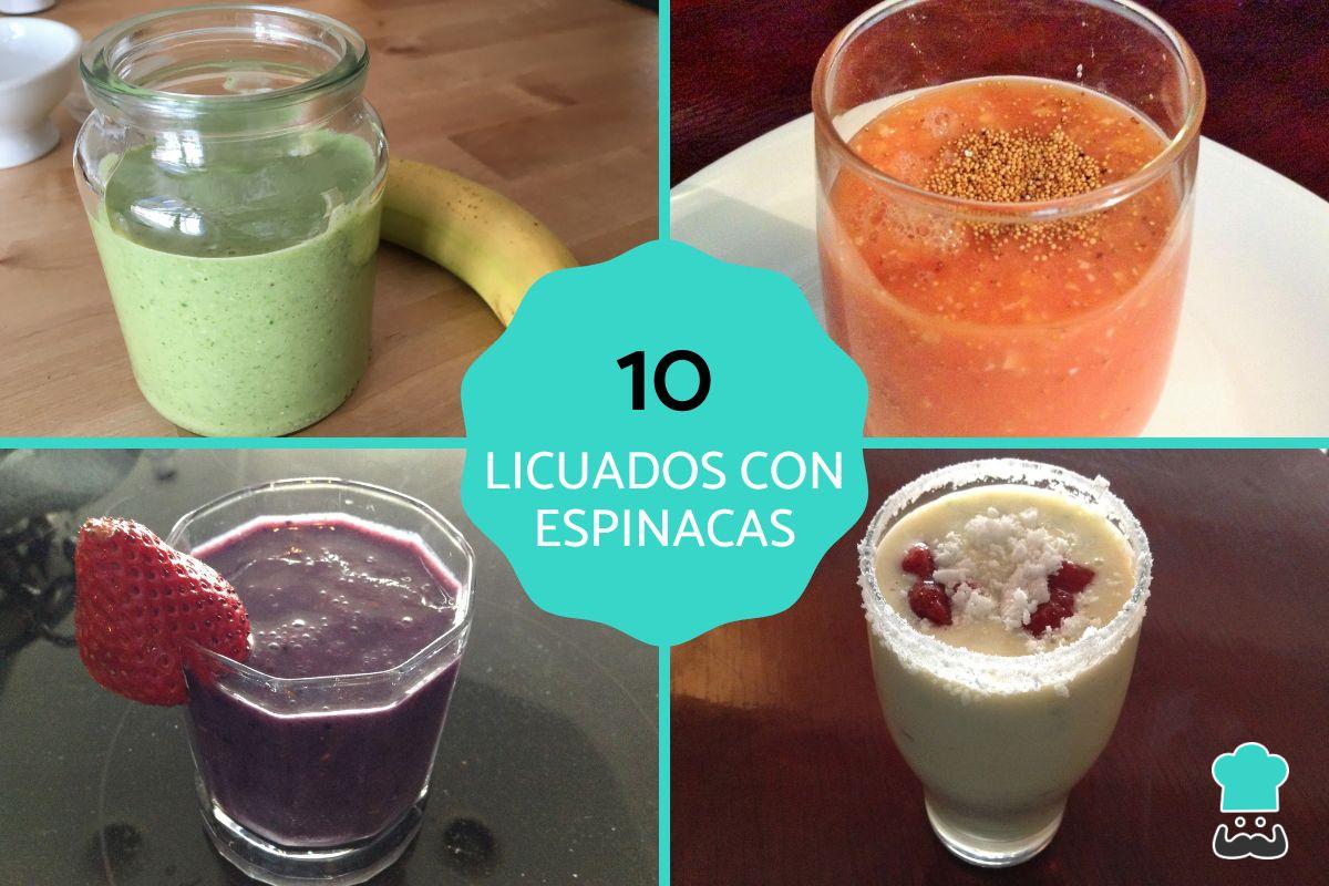 Licuados con espinacas