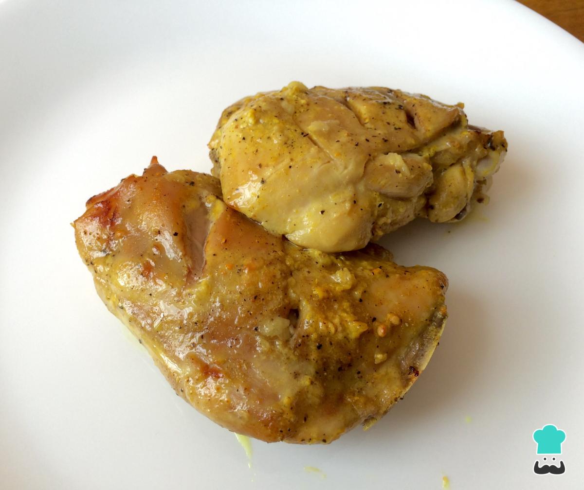 Receta de Muslos de pollo al ajillo