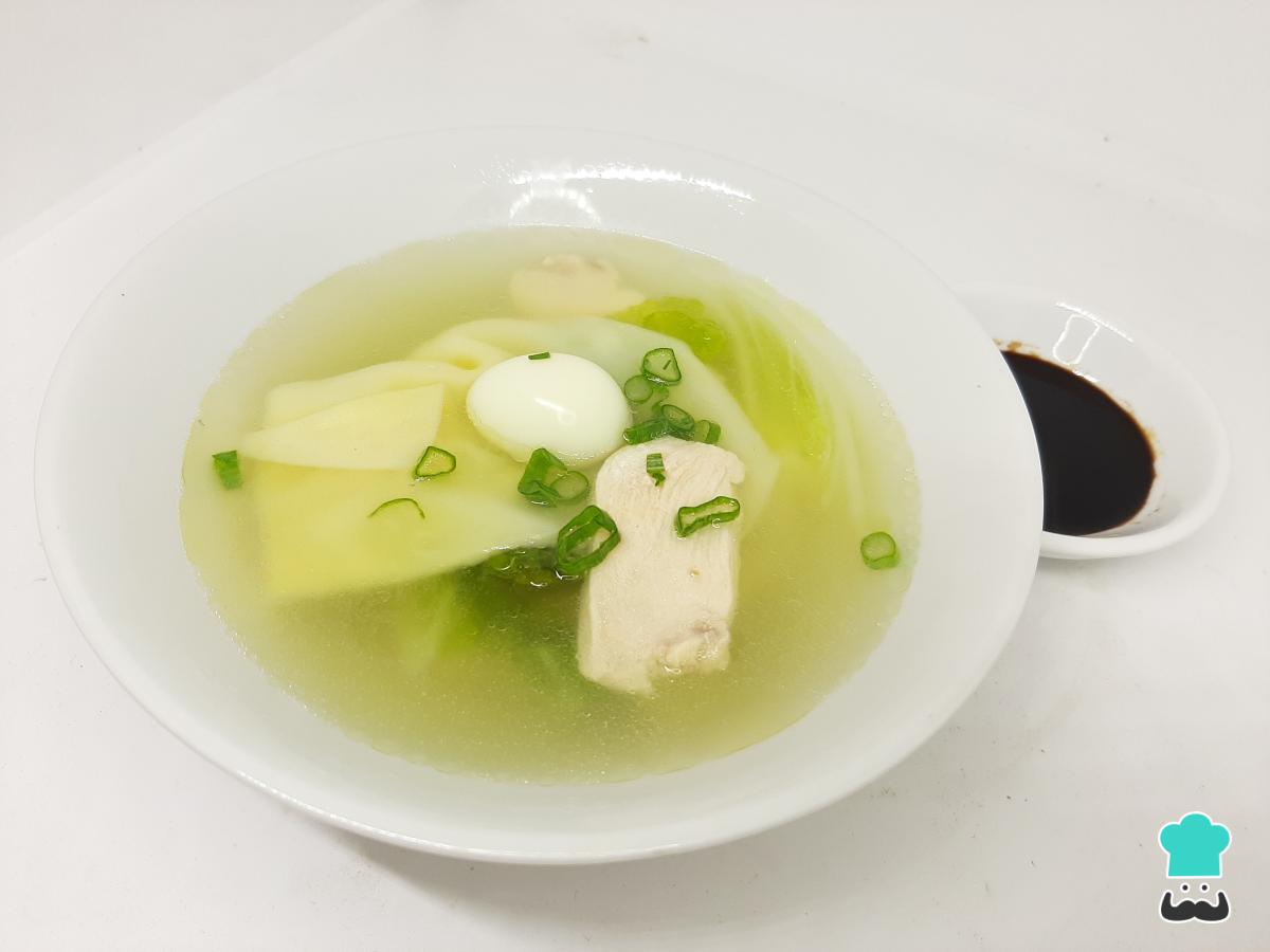 Receta de Sopa wantán