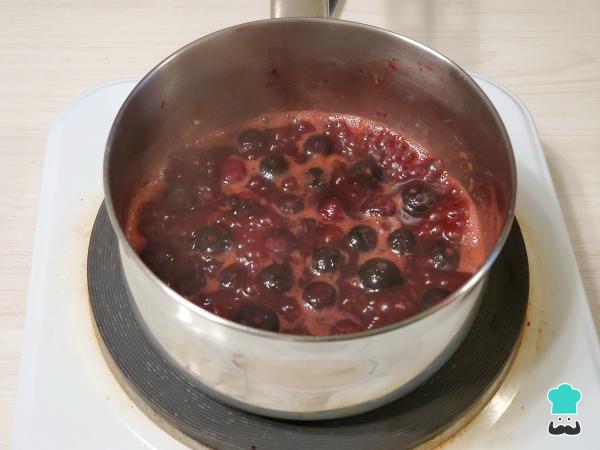 Receta de Tarta de arándanos y queso - Paso 8