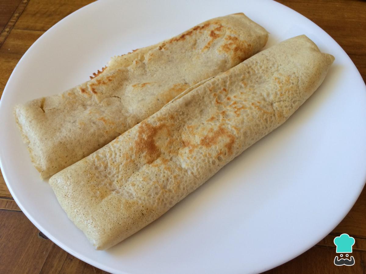 Receta de Crepes de avena fitness