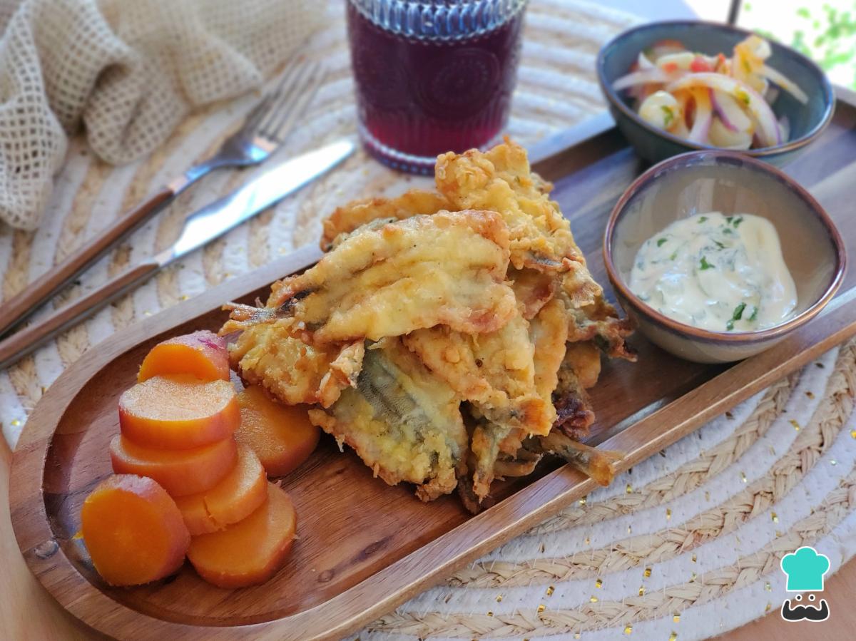 Receta de Pejerrey arrebozado