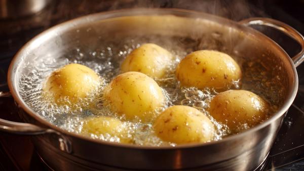 Samantha Vallejo-Nágera, chef: “El puré de patatas más fácil y cremoso se hace a mano, con 200 g de mantequilla y leche caliente” - Cocer la patata con piel: el detalle que cambia la textura del puré