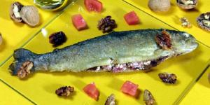 Receta de Truchas rellenas de requesón y nueces