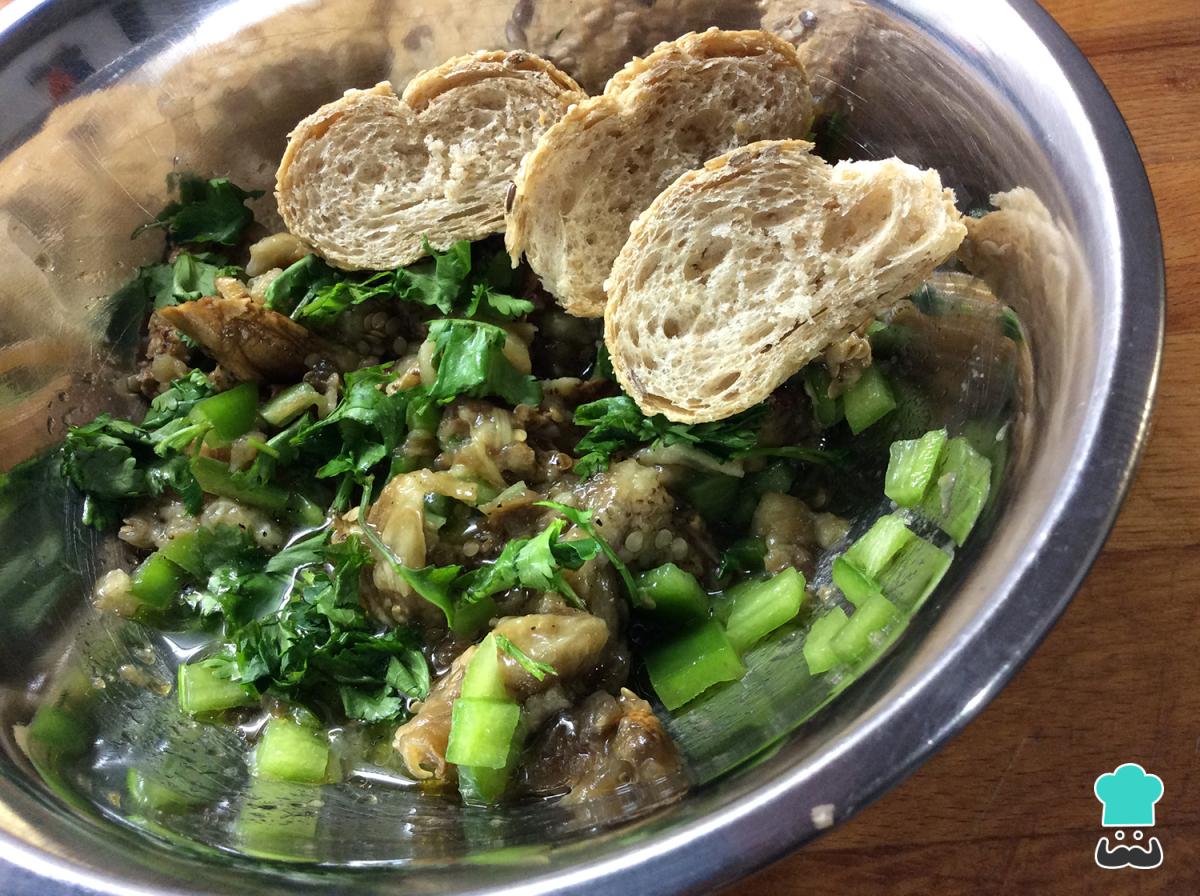 Receta de Ensalada de berenjenas árabe