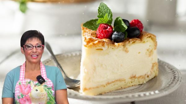 Loli Domínguez, cocinera: “Para que la tarta de queso quede cremosa por dentro y crujiente por fuera, sustituye la clásica base de galletas por hojaldre”