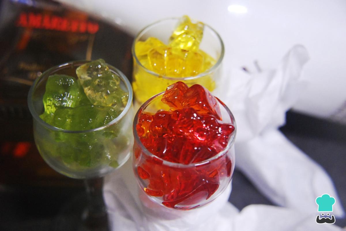 Receta de Osos de gominola con vodka