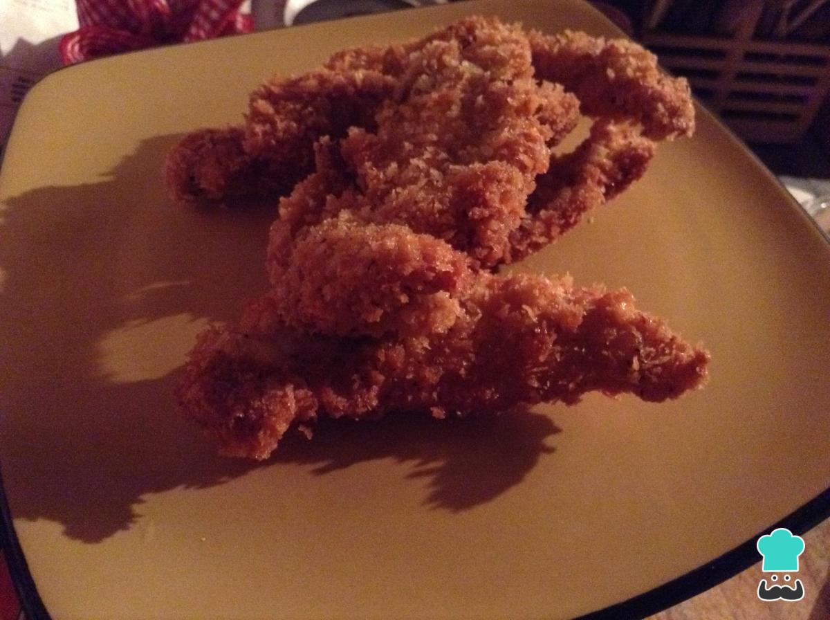 Receta de Dedos de pollo rebozados en panko