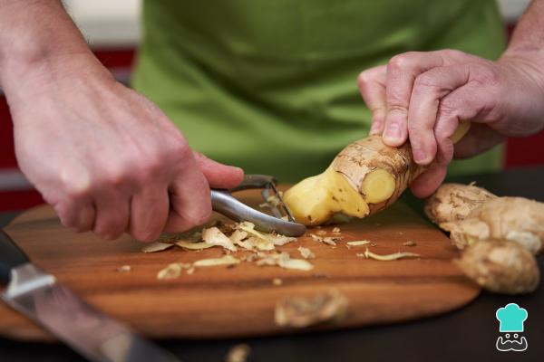 Jugo de remolacha y zanahoria - Paso 2