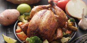 Receta de Pollo al horno con verduras