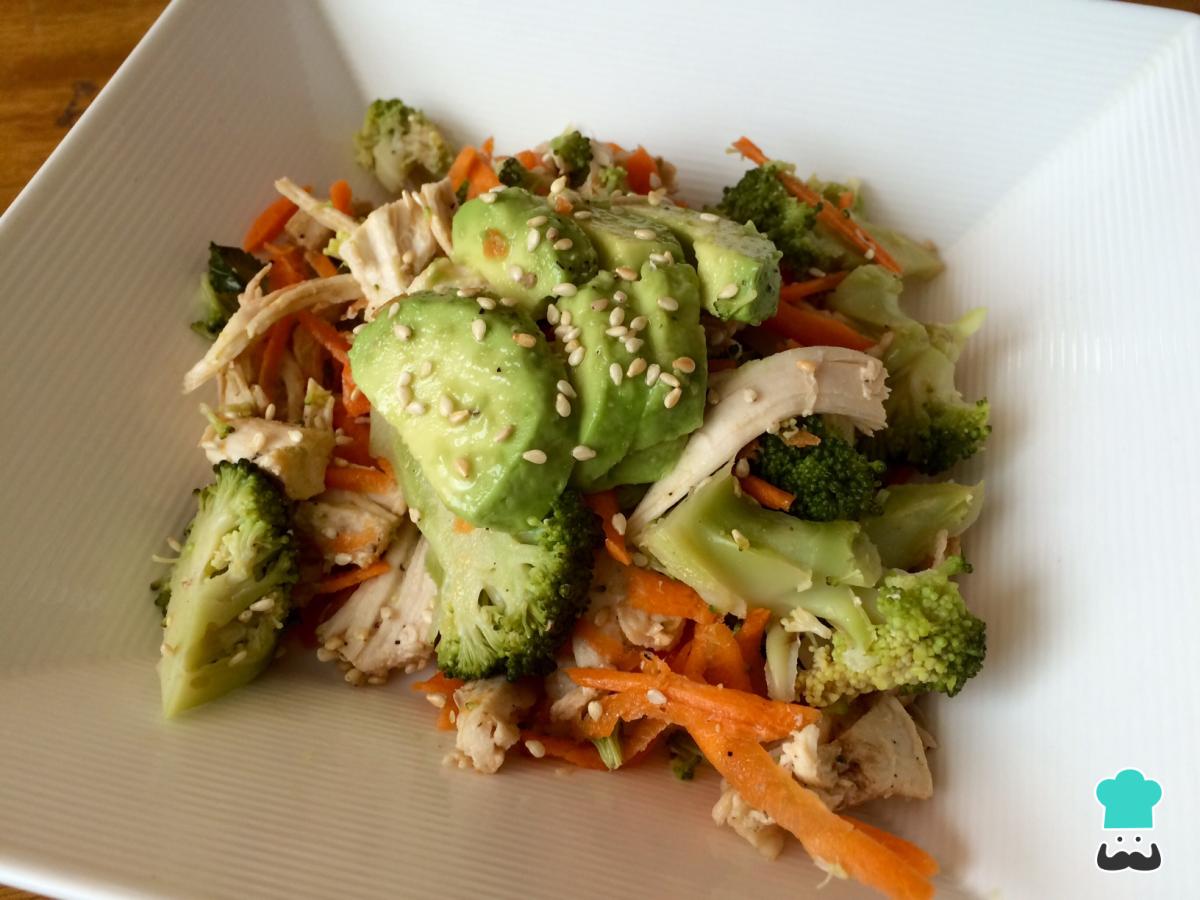 Receta de Pollo cocido con brócoli