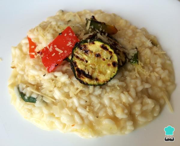 Receta de Risotto de verduras a la parilla