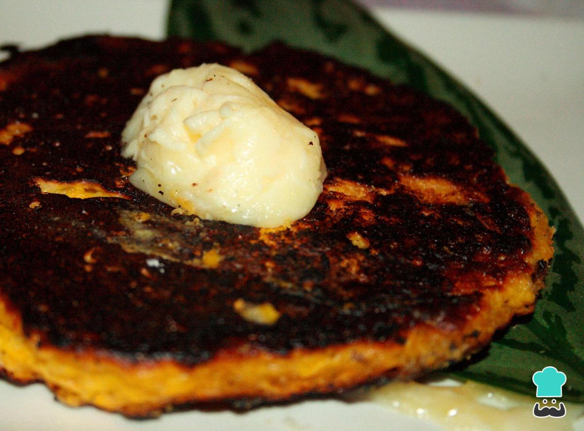 Receta de Cachapa de plátano maduro