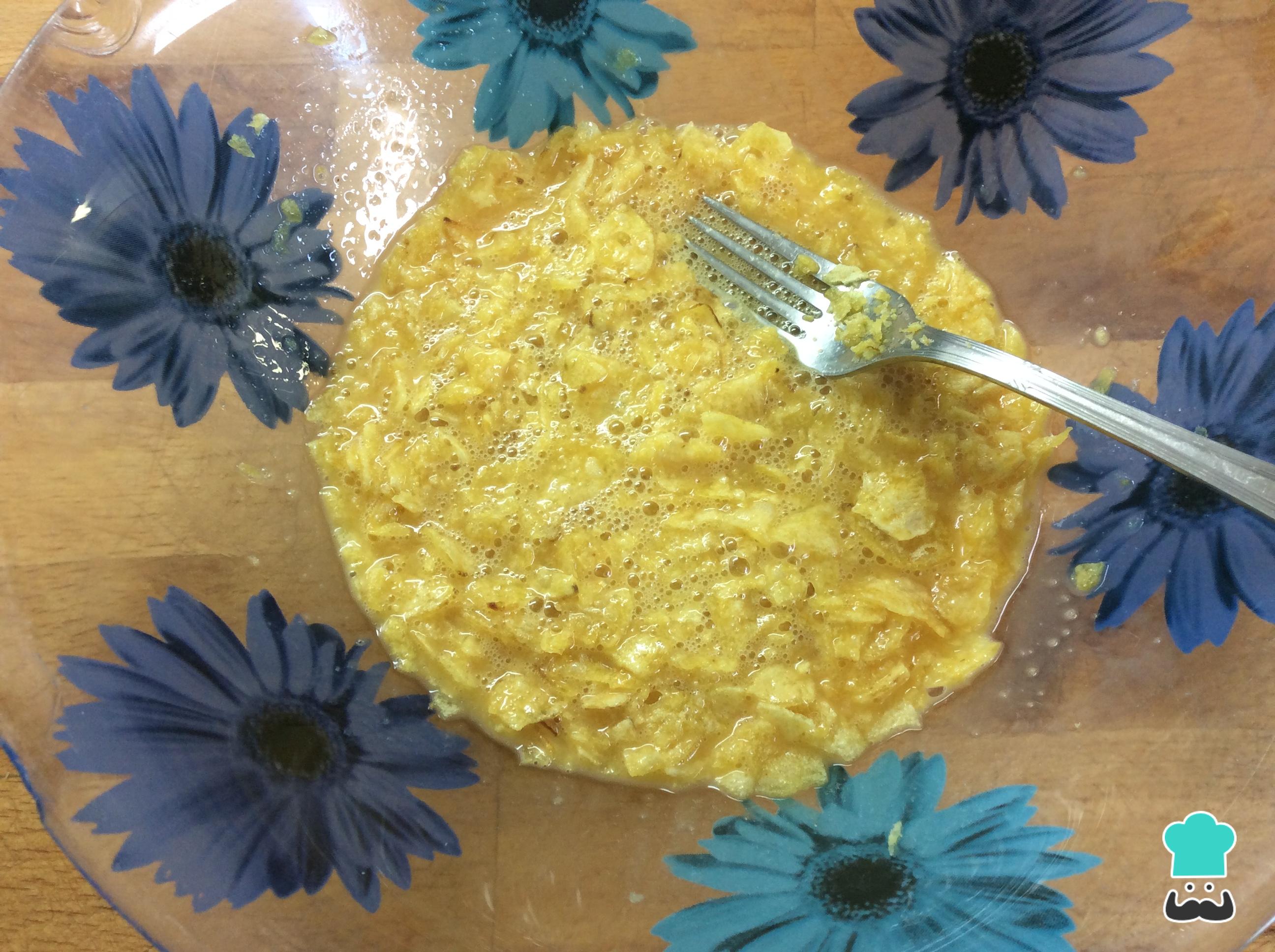 Tortilla de patatas chips Fácil