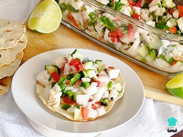Receta de Ceviche mexicano de pescado - Paso 6