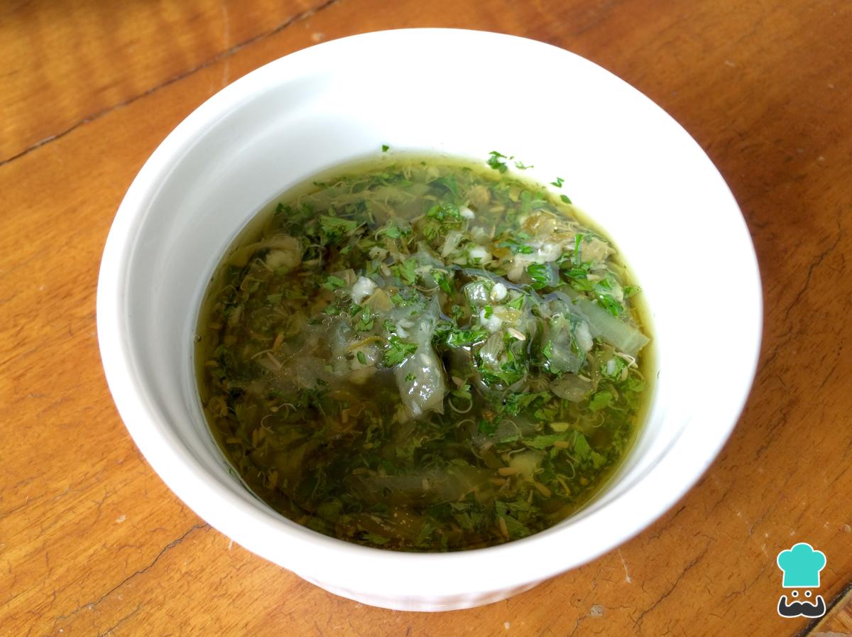 Receta de Salsa verde para carnes