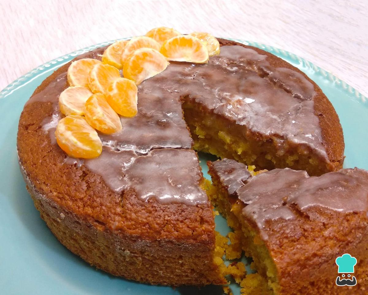 Receta de Bizcocho de mandarina esponjoso en licuadora