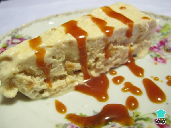 Receta de Bizcocho Fluido de Turrón con Su Helado
