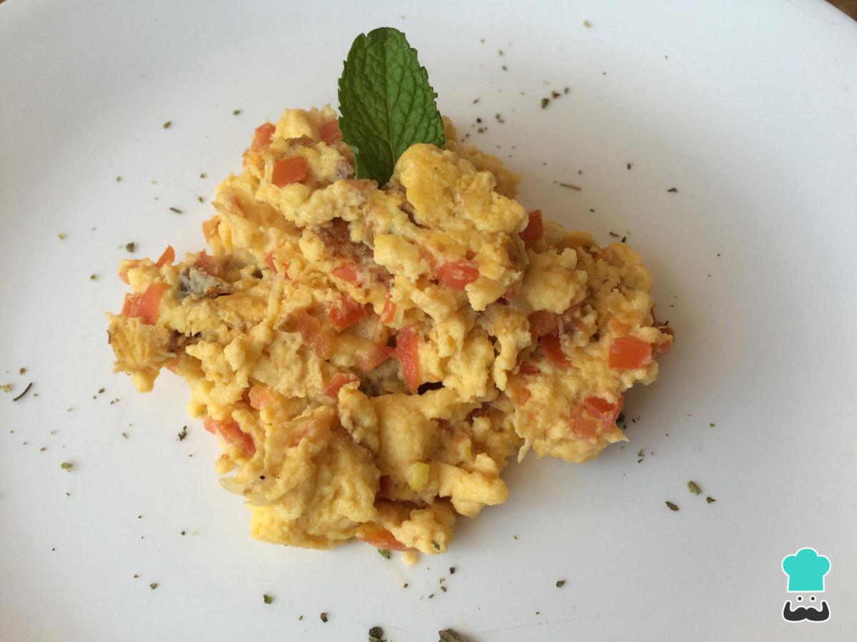 Receta de Huevos revueltos cremosos
