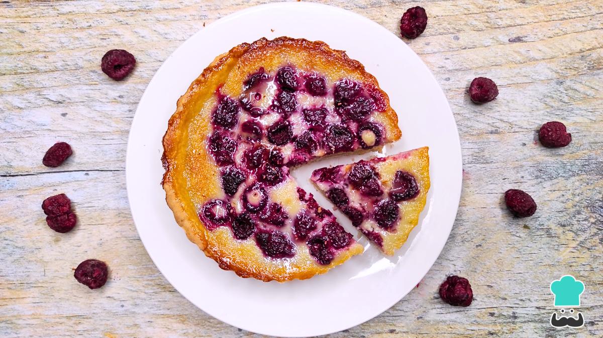 Receta de Kuchen de frambuesa con leche condensada