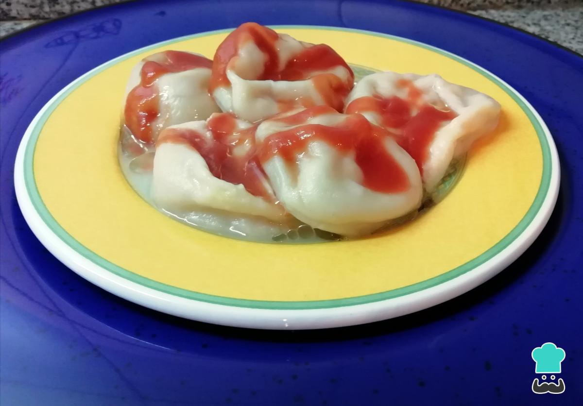 Receta de Sorrentinos de jamón y queso