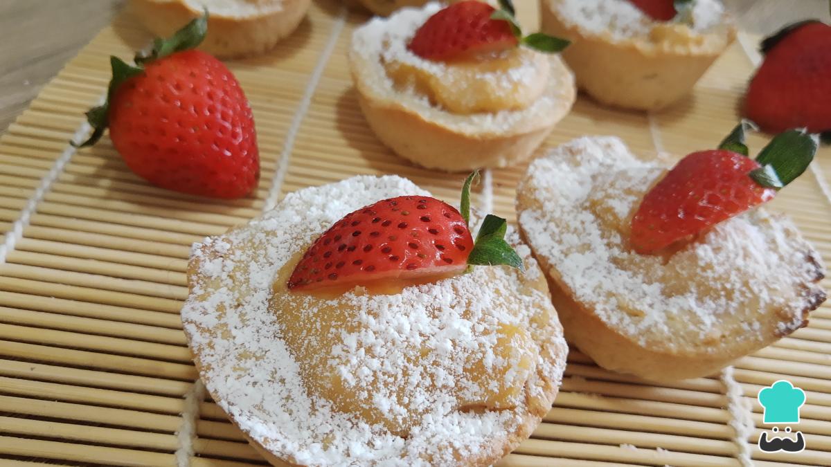 Receta de Cubiletes de crema pastelera