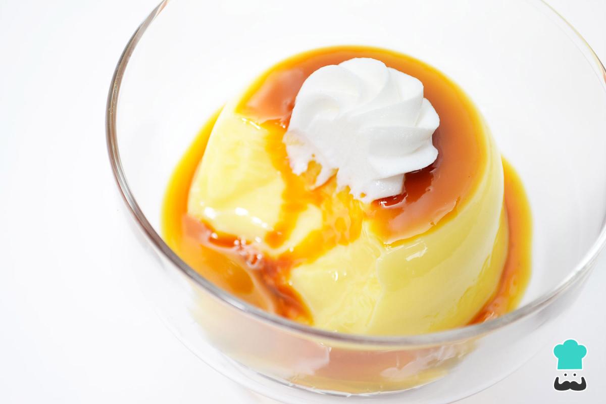 Receta de Flan de maicena sin horno