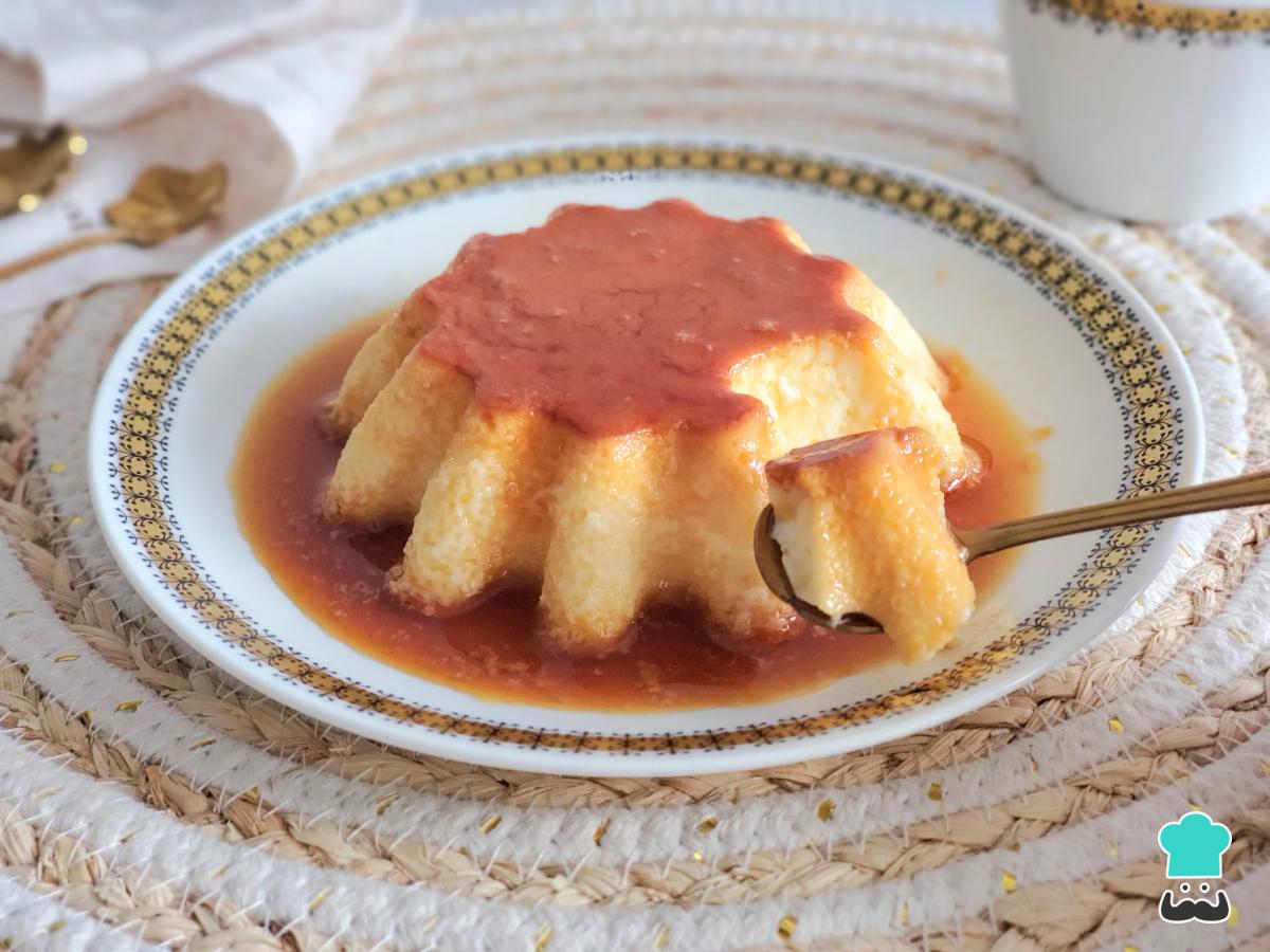 Receta de Flan al baño María