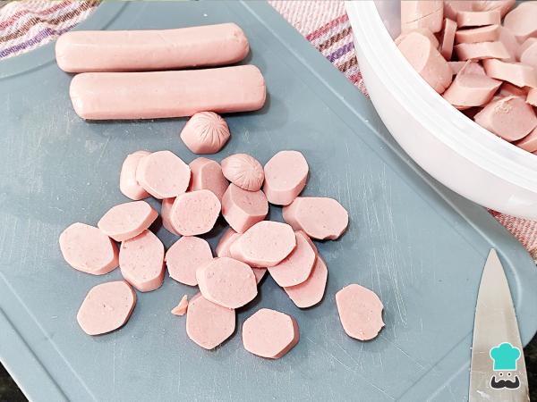 Receta de Salchichas a la diabla - Paso 1