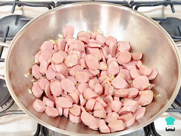 Receta de Salchichas a la diabla - Paso 3