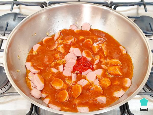 Receta de Salchichas a la diabla - Paso 4
