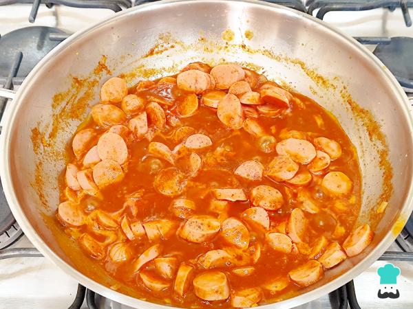 Receta de Salchichas a la diabla - Paso 5