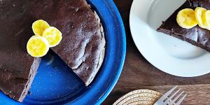 Receta de Pan o pastel de plátano con chocolate