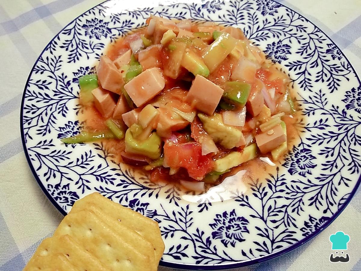 Receta de Ceviche de salchicha