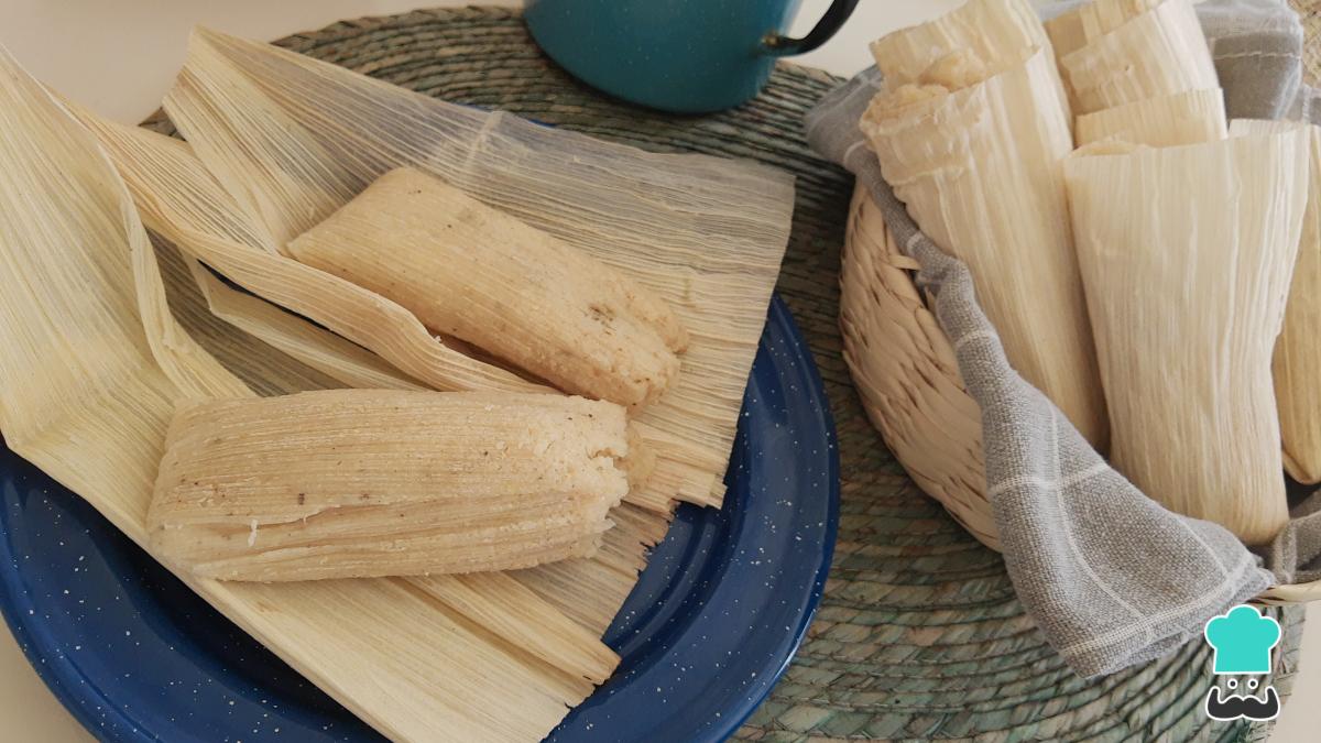 Receta de Tamales dulces de piña