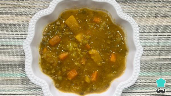 Receta de Lentejas con verduras de la abuela