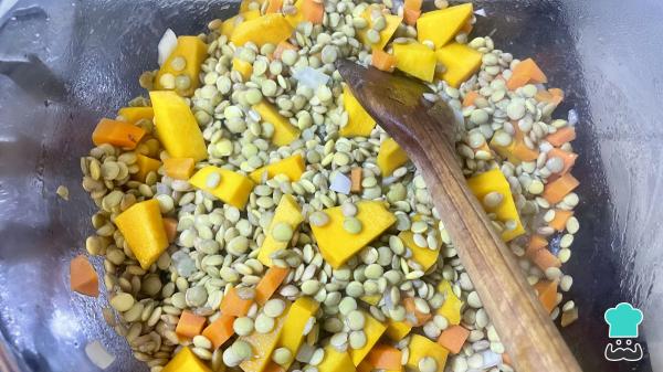 Receta de Lentejas con verduras de la abuela - Paso 3