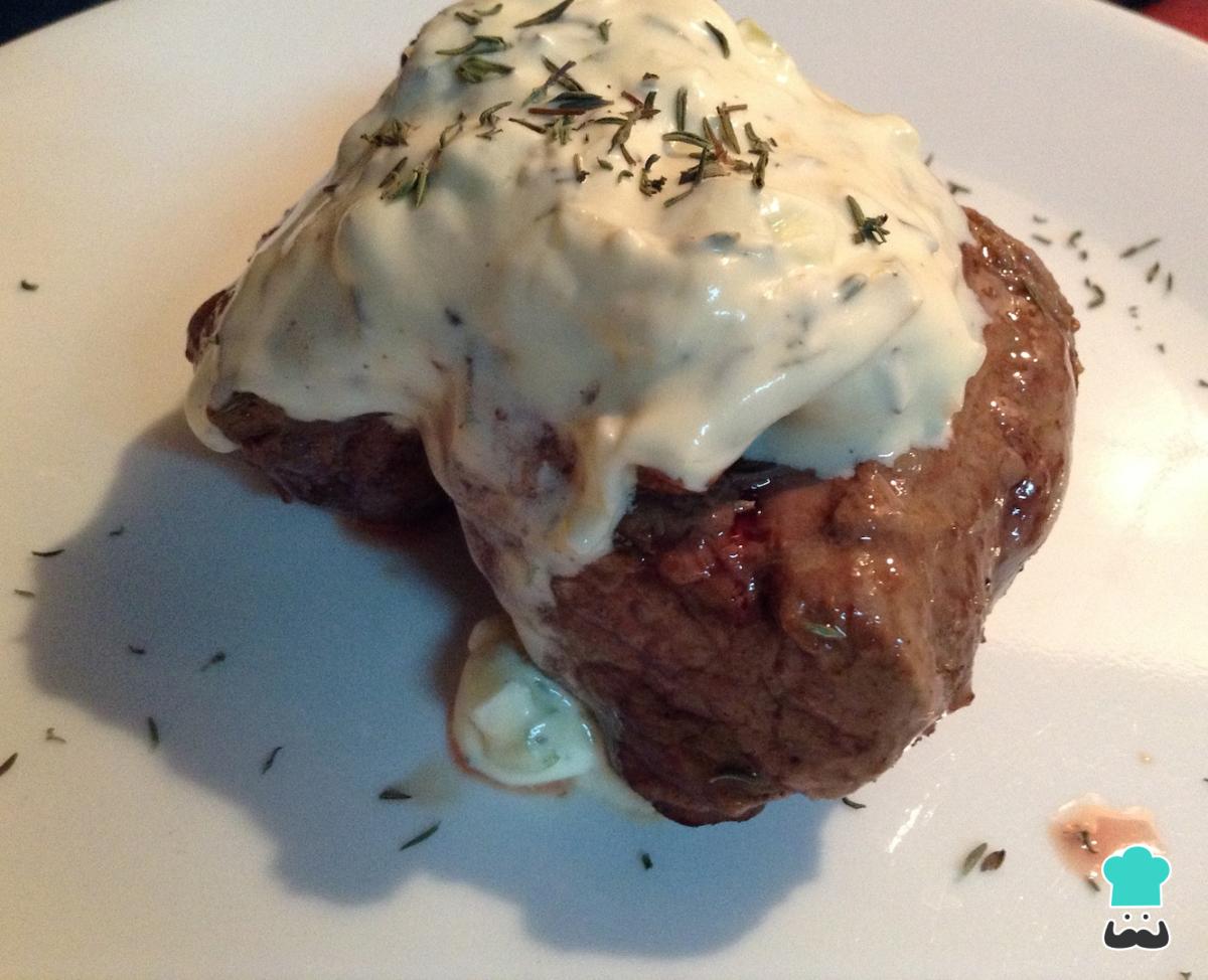 Receta de Lomo al horno en salsa de queso