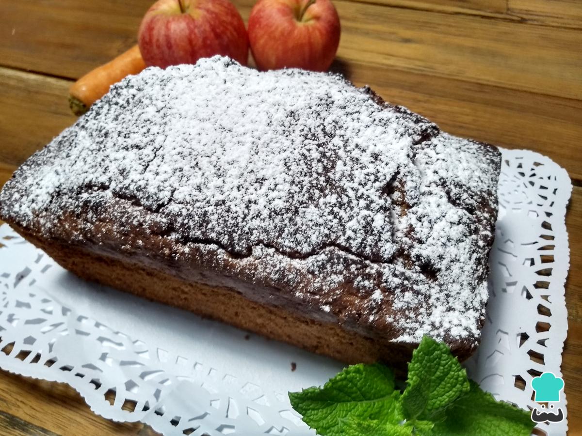 Receta de Bizcocho de zanahoria y manzana