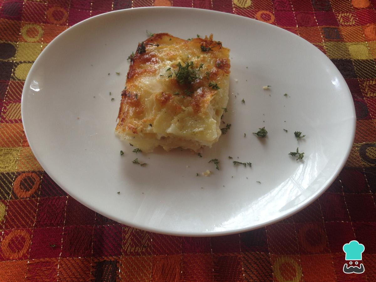Receta de Pastel de patatas y queso