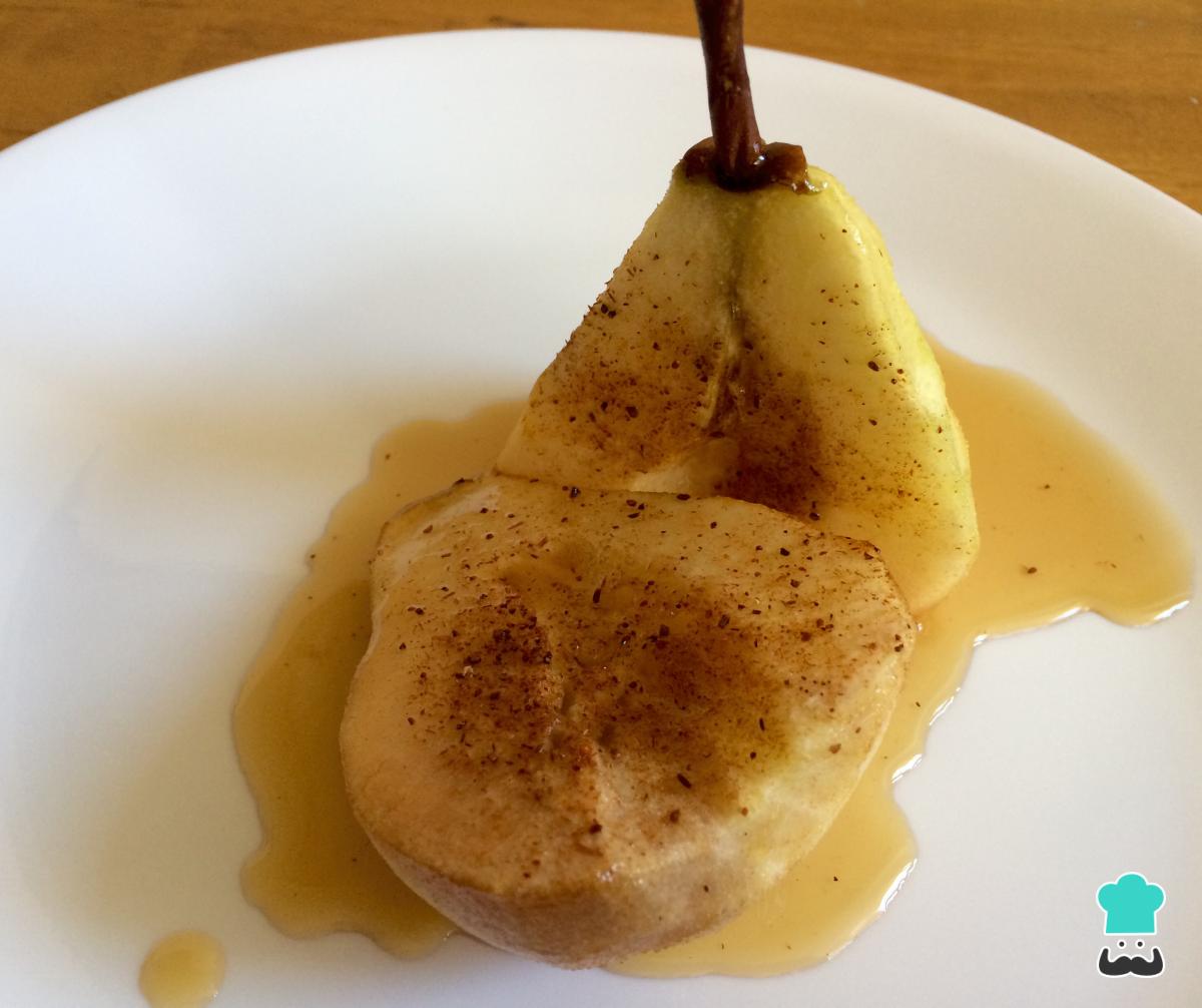 Receta de Peras al horno con canela