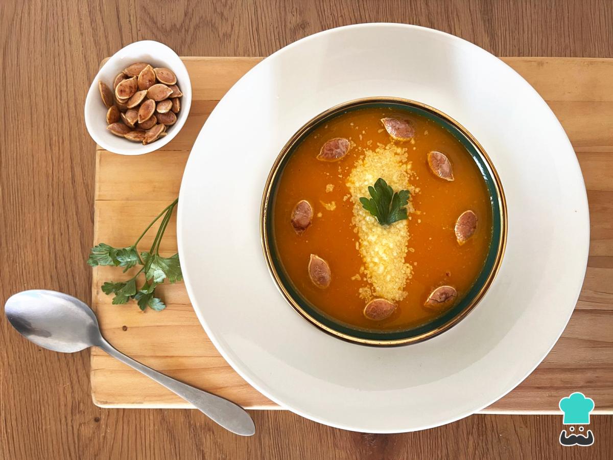 Receta de Sopa de zapallo