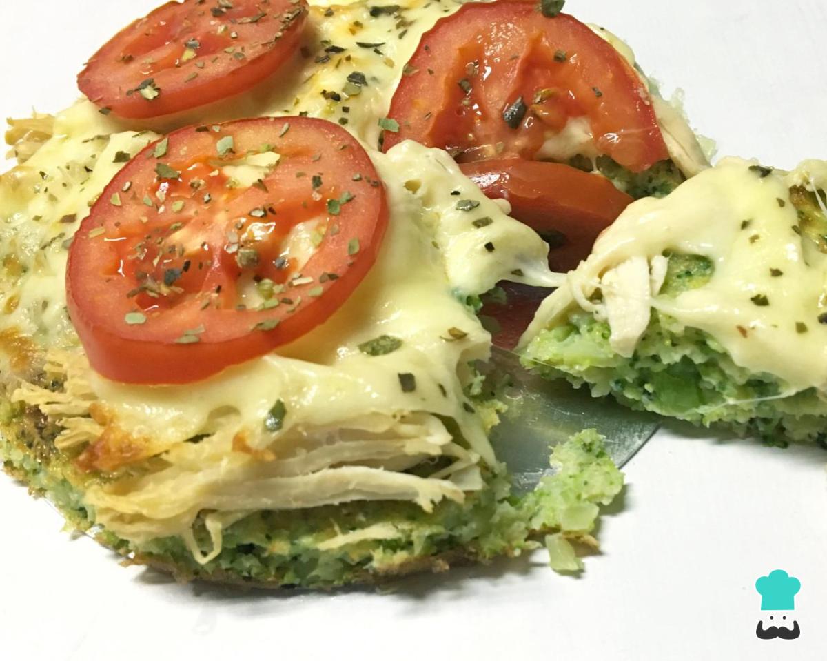 Receta de Pizza de brócoli sin harina