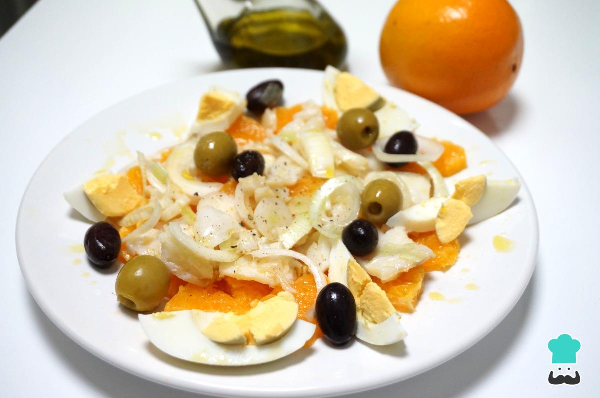 Receta de Remojón andaluz