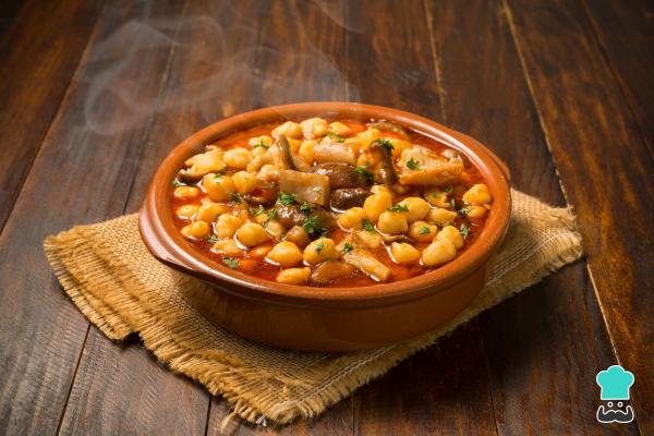 Receta de Garbanzos con setas - Paso 8