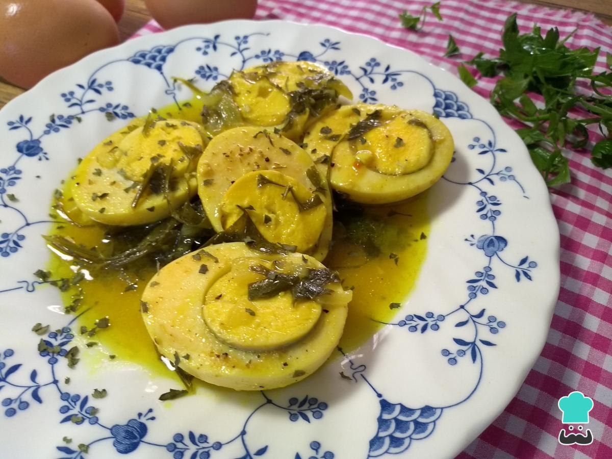 Receta de Huevos en salsa verde