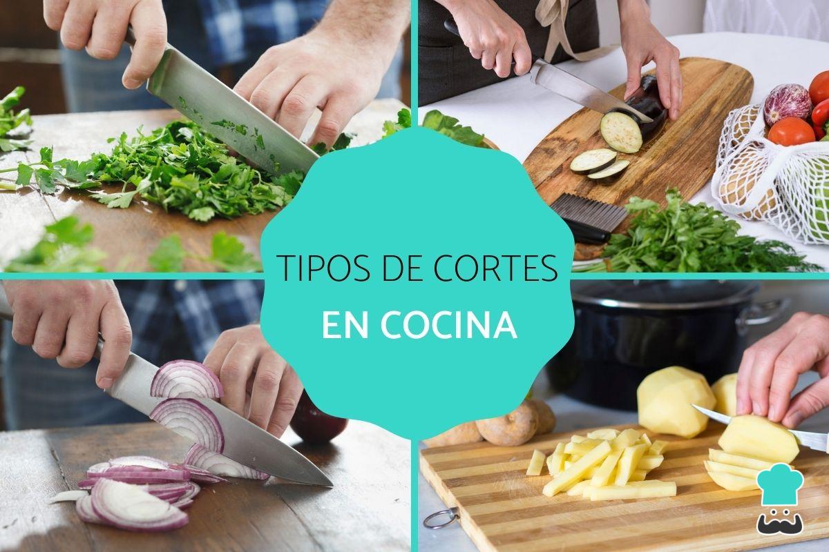 Tipos de cortes en cocina